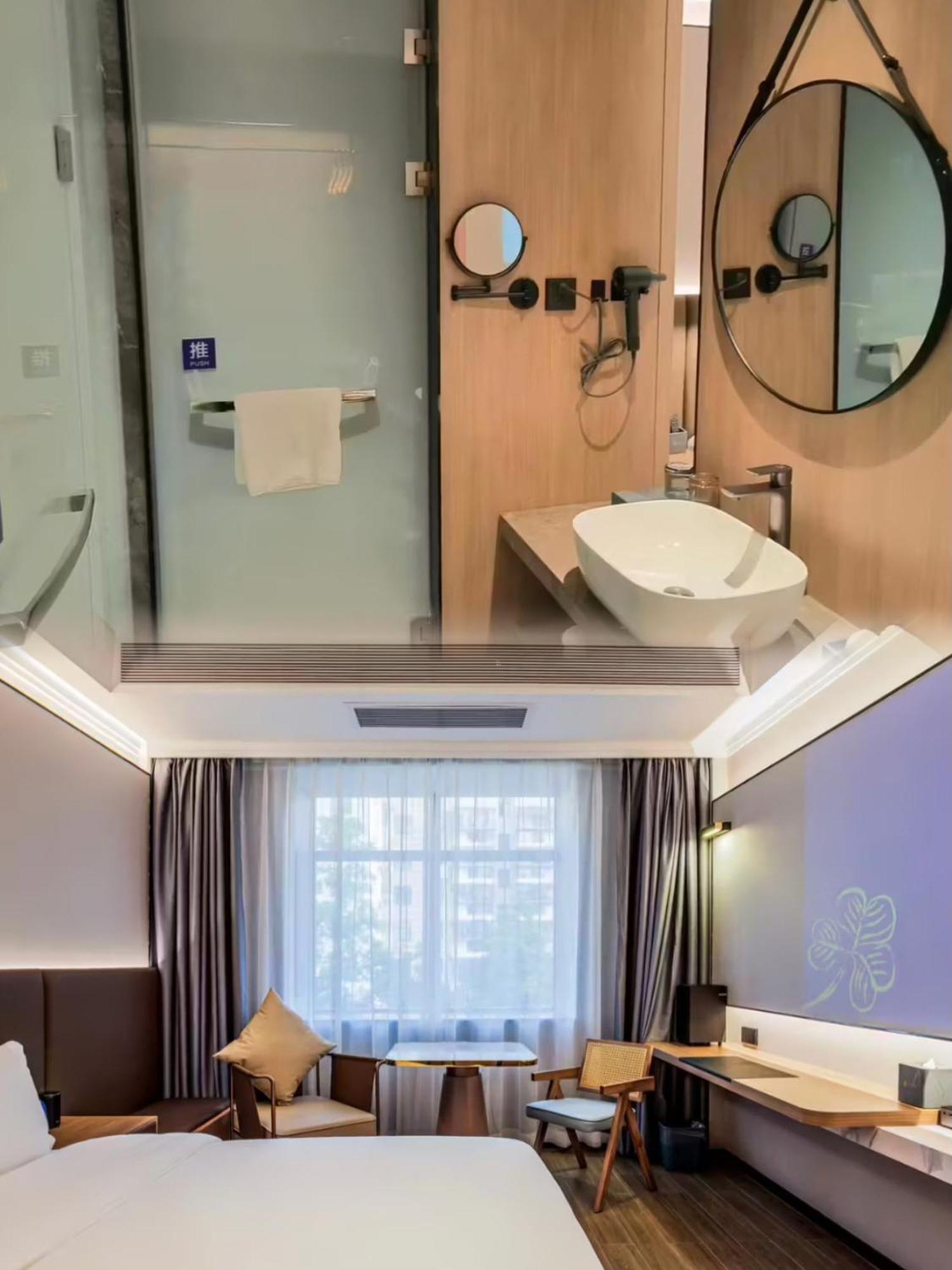 Luyue Hotel Movie Hotel Huaqiangbei Convention And Exhibition Center Branch เซินเจิ้น ภายนอก รูปภาพ